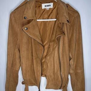 Women’s Suede Bike Jacket